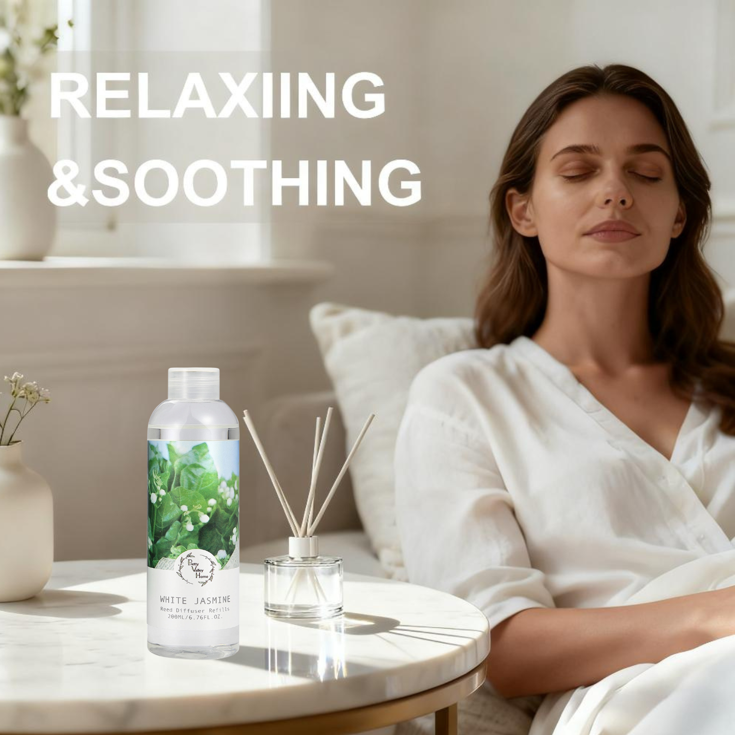 Pretty Valley Home - Wholesale Fragrance Oil - 200ml/6.76 Fl.Oz Reed Diffuser Refill, Fragrance Oil5