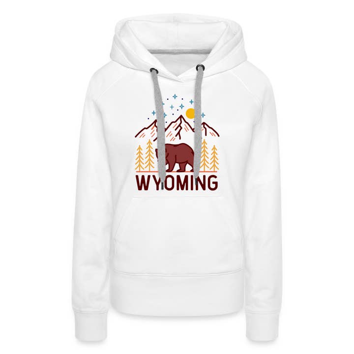 Hey Mountains - Wholesale Hoodie - Women's - Premium Women's Wyoming Hoodie5