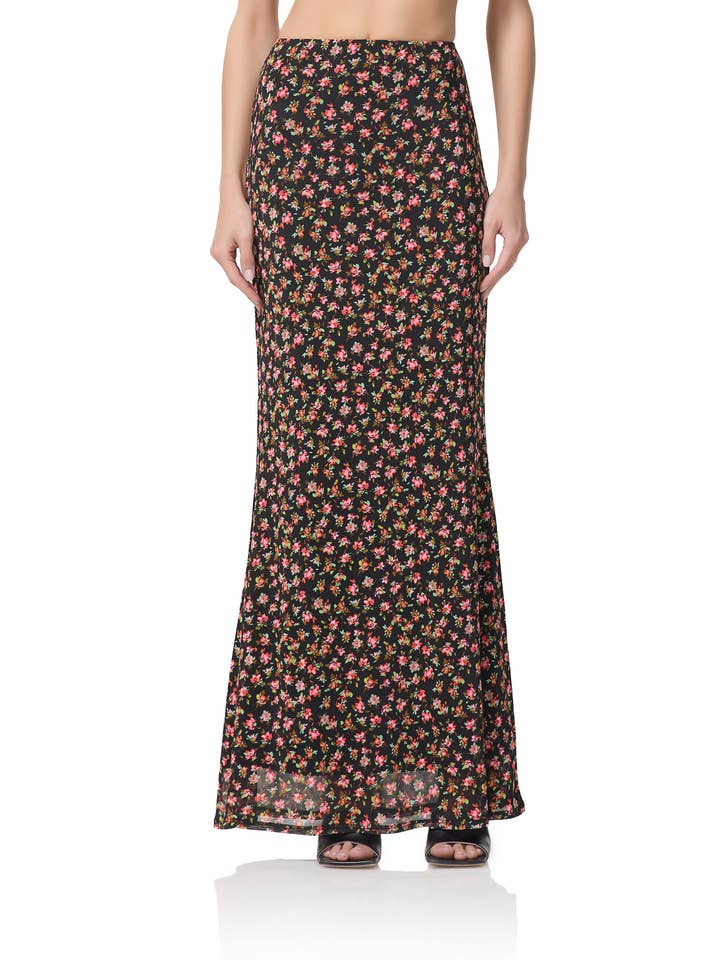 Frühlings-Ditsy Tegan Maxirock - Spring Ditsy für den Großhandel auf Faire1