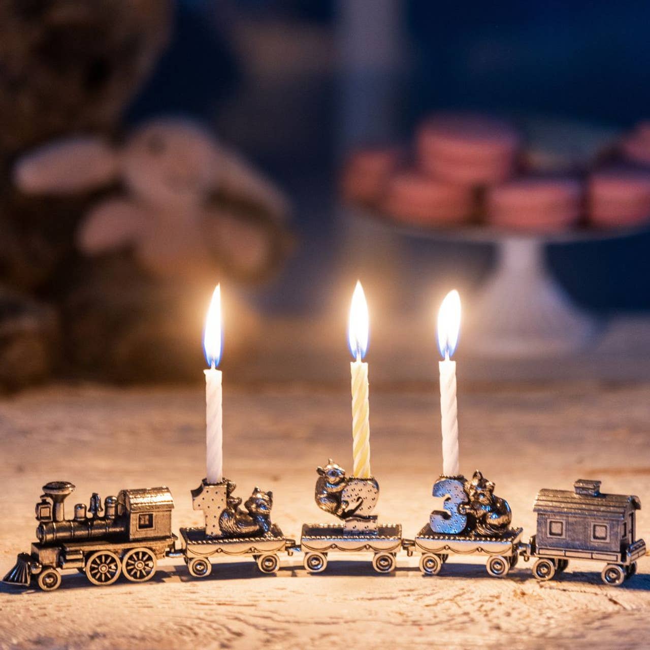 Danforth Pewter - Wholesale Decorative Tabletop Object - Birthday Train Set (all 12 pieces)1