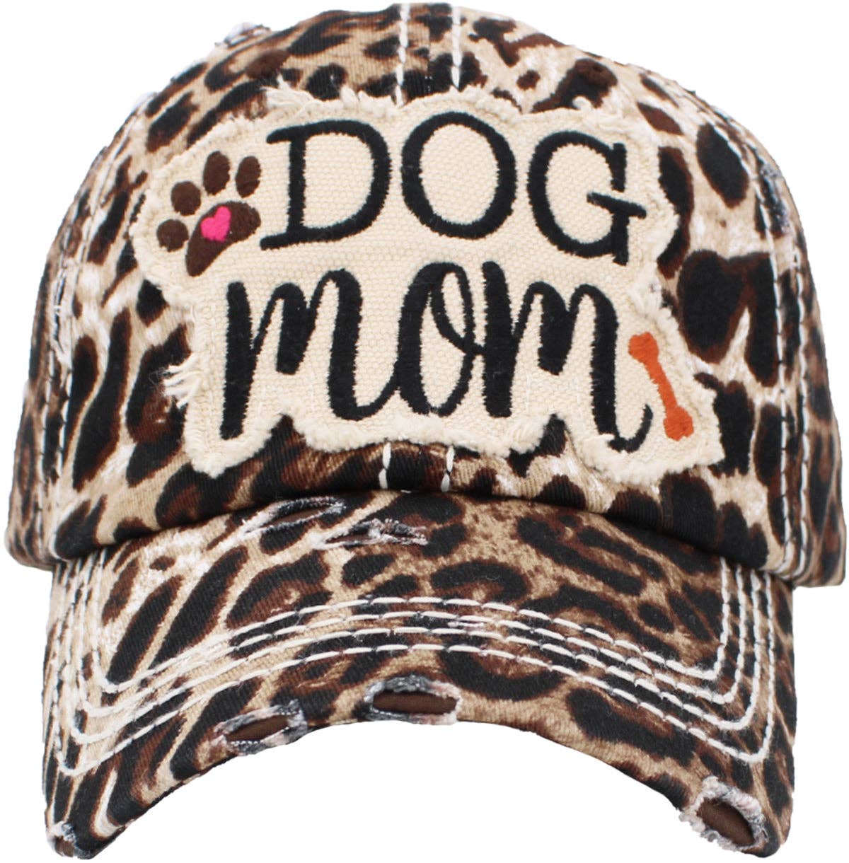 MiMi Wholesale - Wholesale Baseball Cap - Women's - KBV1140 "DOG MOM" Washed Vintage Premium Cotton Cap7