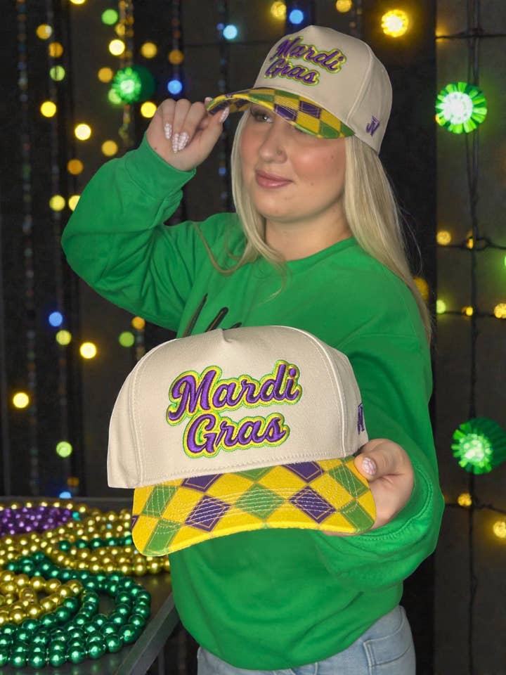 Casquette de Mardi Gras pour la vente par 6j Threads LLC