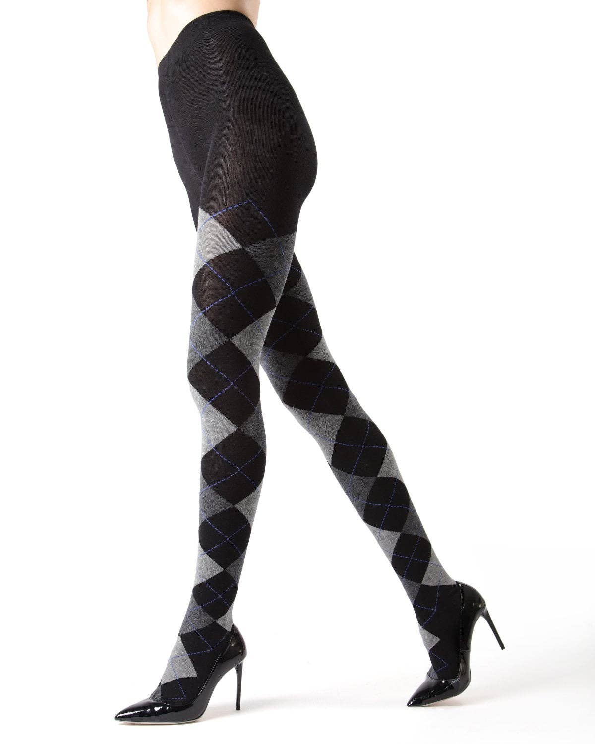 Infinity Classics International Inc. – wholesale Tights - Dam – MeMOi Strukturerad Argyle Tröja2