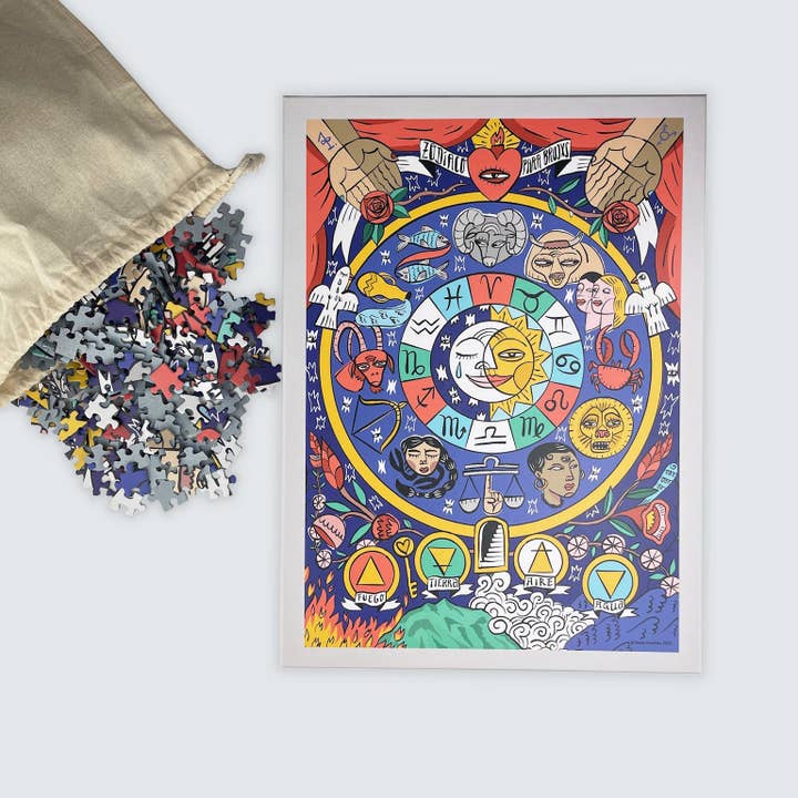 Zodíaco para Brujxs Puzzle for wholesale by Polar Embassy