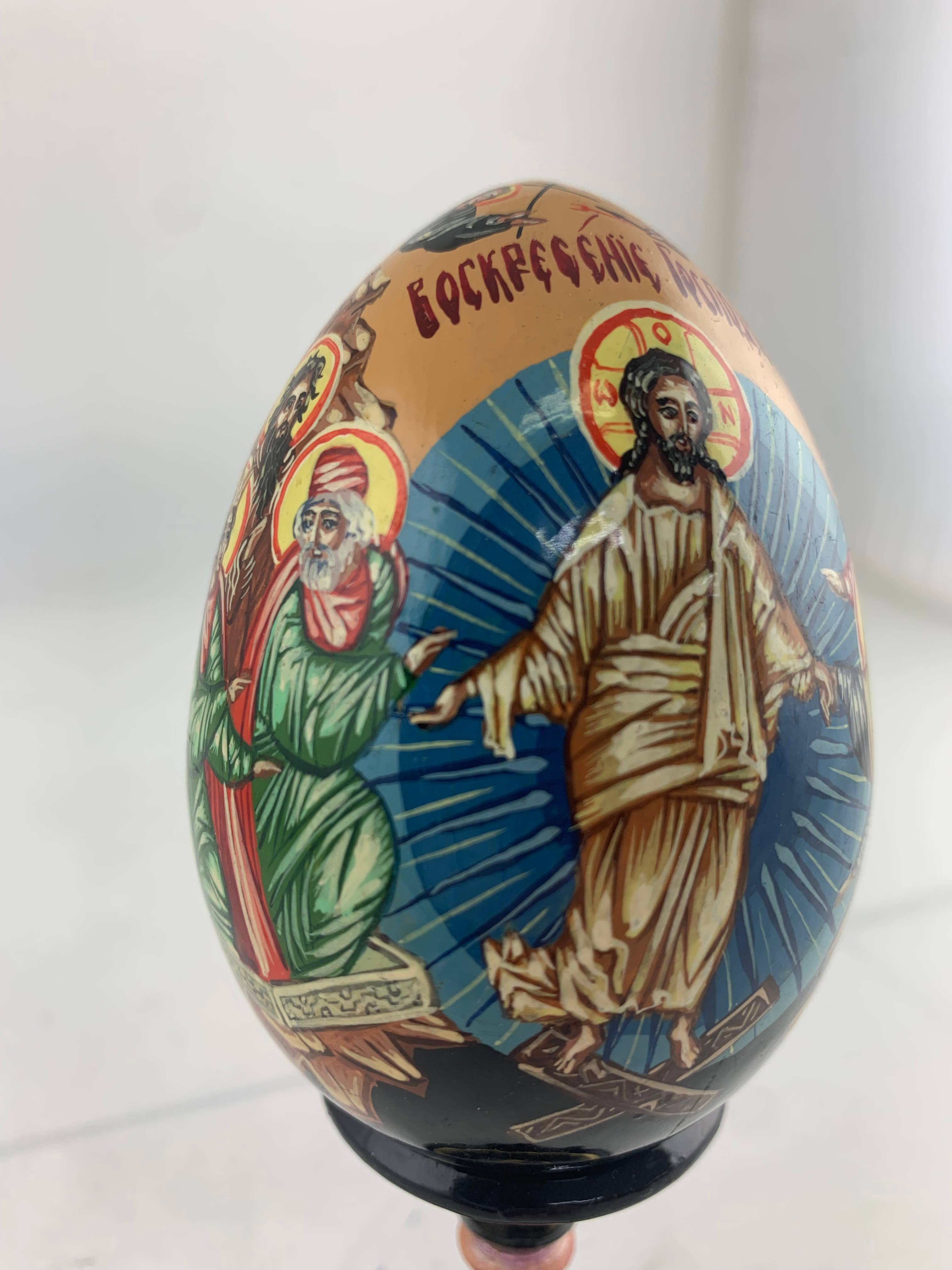 Golden Cockerel - Vendita all'ingrosso Decorazioni da tavolo - Uovo iconico ortodosso panoramico vintage41