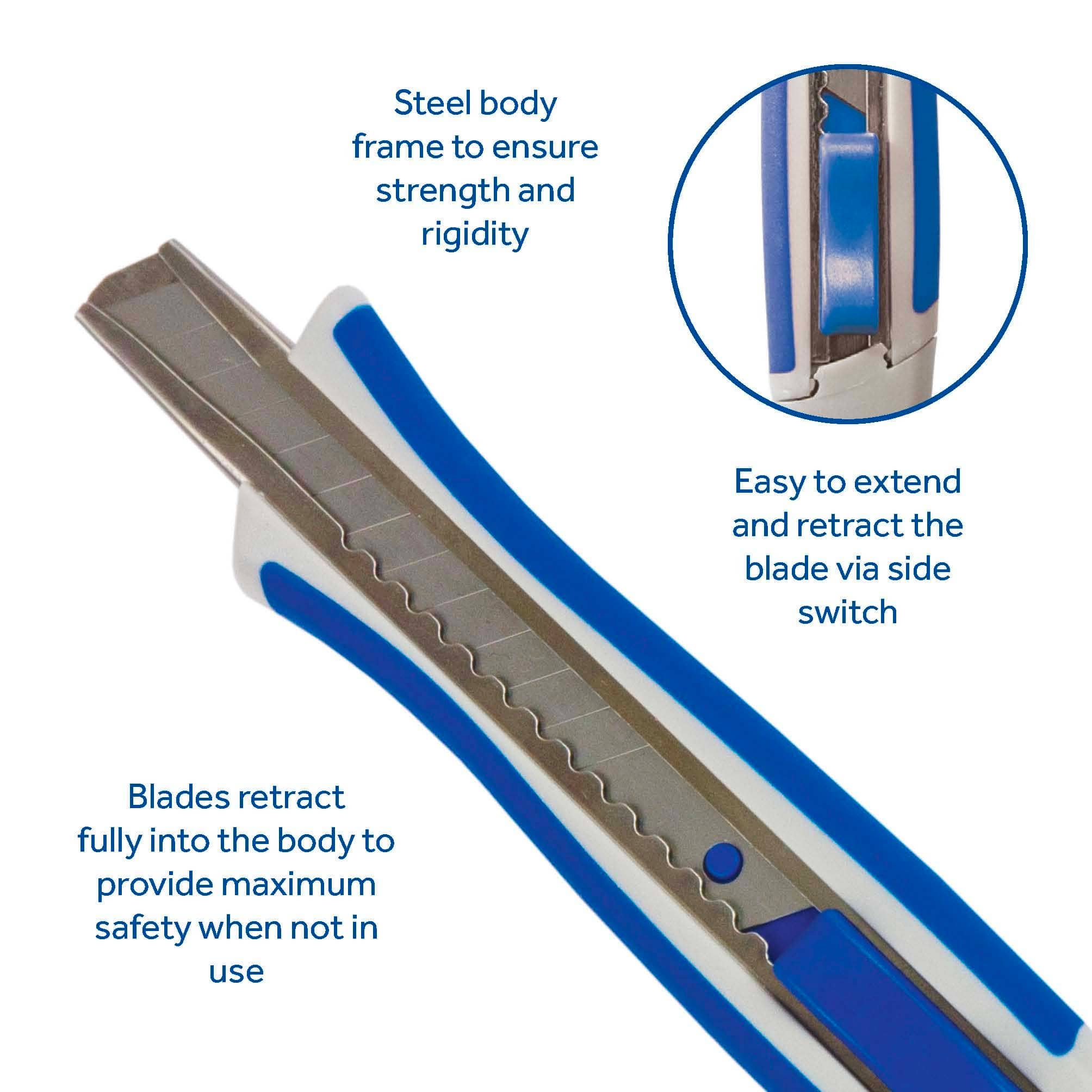 Tonic Studios - Wholesale Craft Tool - Tonic Studios - Tools - 9mm Kushgrip Craft Knife - 202e5