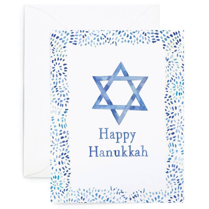 Happy Hanukkah Greeting Card for wholesale by Lana's Shop