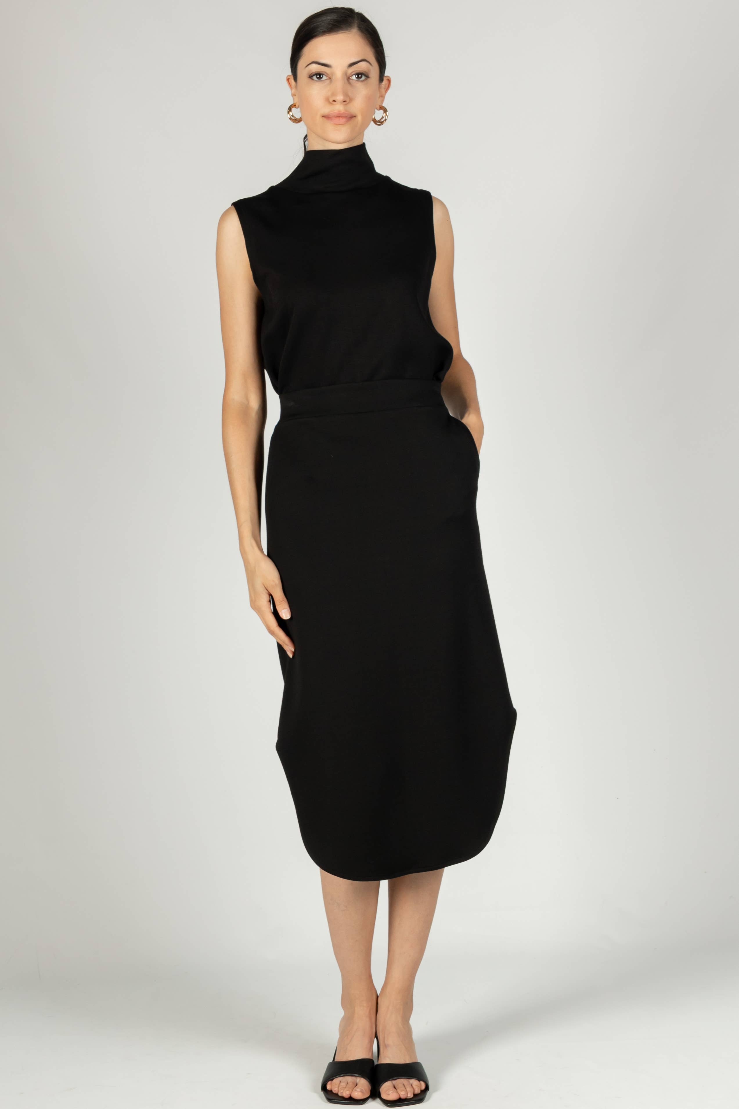 P. CILL - Vendita all'ingrosso Gonna - Donna - Gonna midi in modal Butter P. CILL25