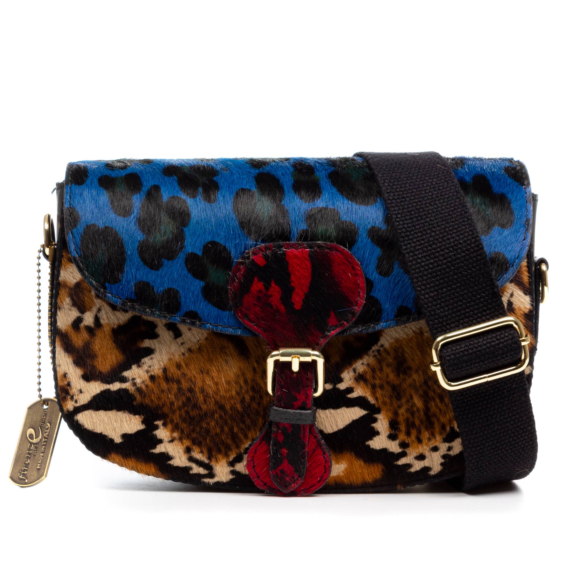 FIRENZE ARTEGIANI - Wholesale Shoulder Bag - Women's - Anghiari shoulder bag. Genuine Cavallino animal print leather.0