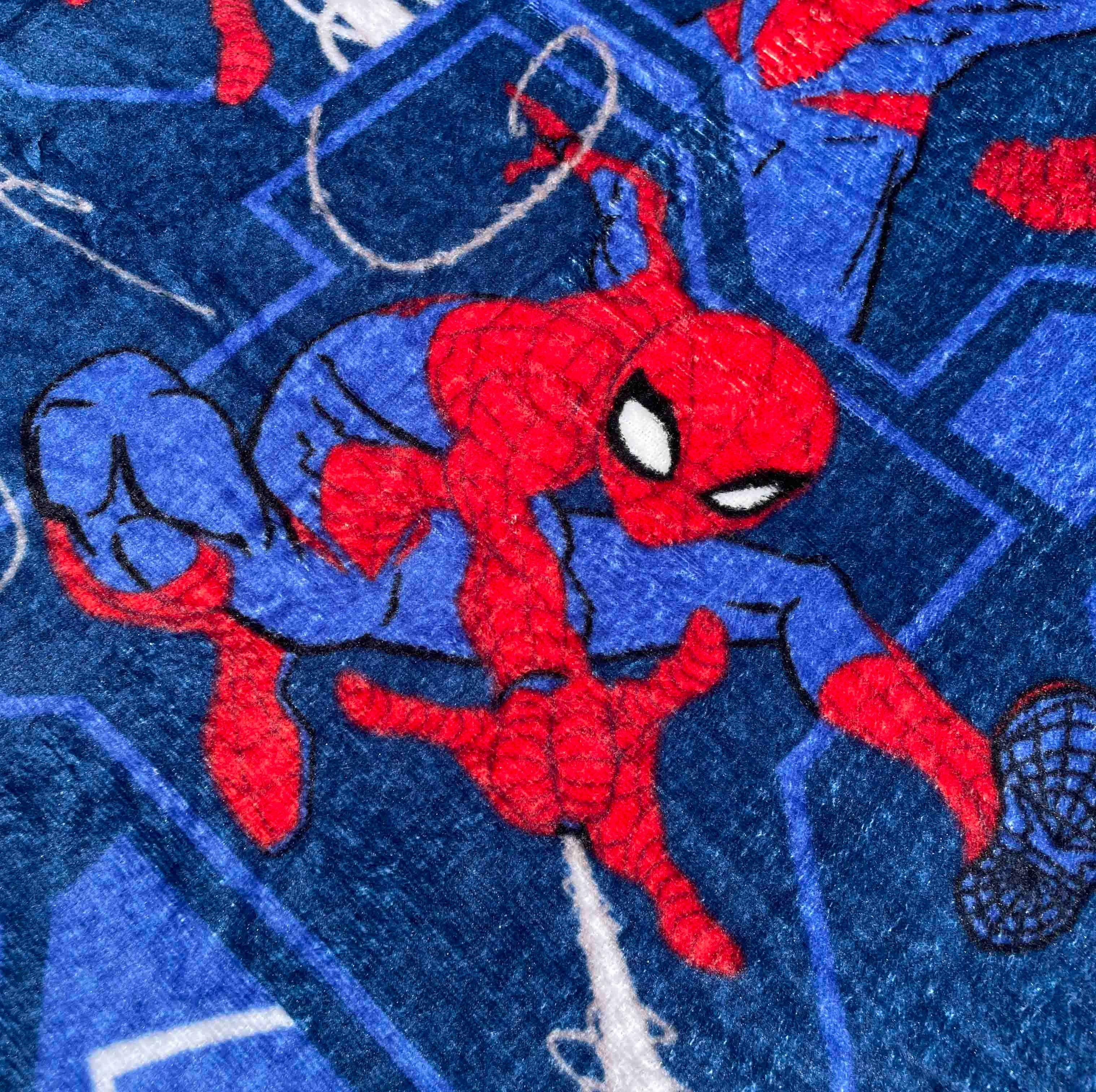 home mart goods - Wholesale Throw Blanket - Spiderman Blue Red Soft Throw Sofa Picnic Blanket 40"x50"6