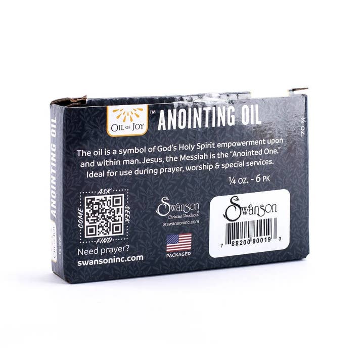 Swanson Christian Products - Wholesale Essential Oil - Anointing Oil Assortment - 6 Pack - 1/4 oz