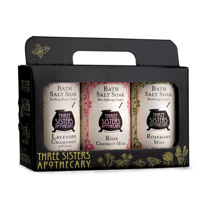 Bath Salt Gift Tote for wholesale by Soap Cauldron