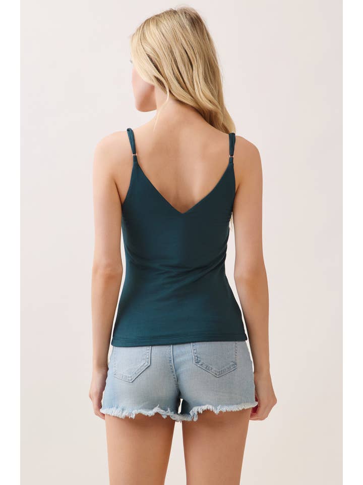 Final Touch - Wholesale Camisole - Women's - DOUBLE LAYERED V- NECK CAMI TOP - VT1613127