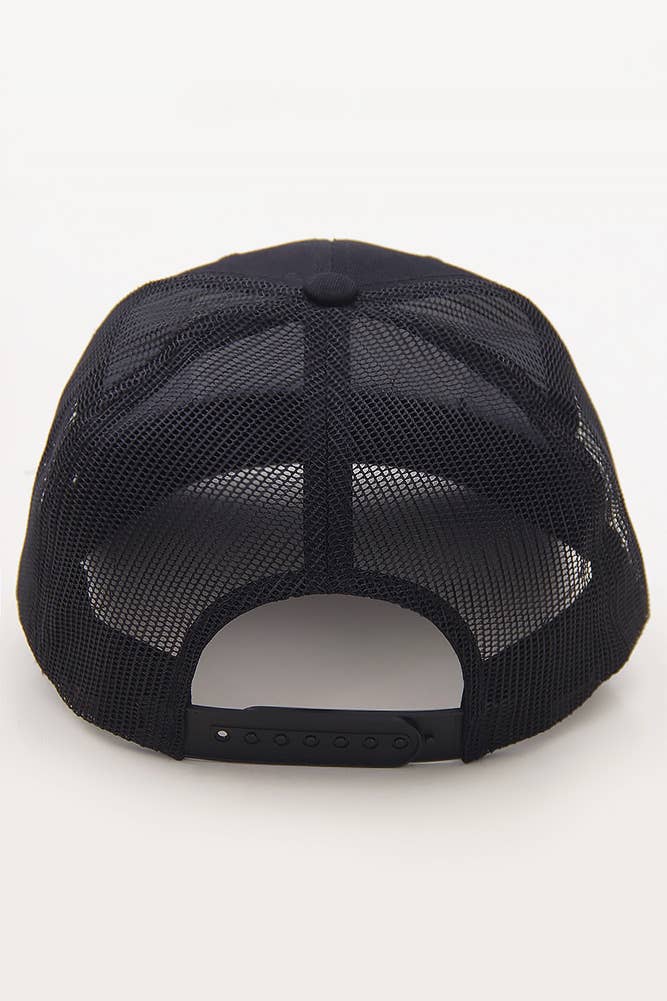 Hana - Wholesale Trucker Hat - Women's - Flag Flat UV Print Patch Mesh Back American Flag Ballcap8