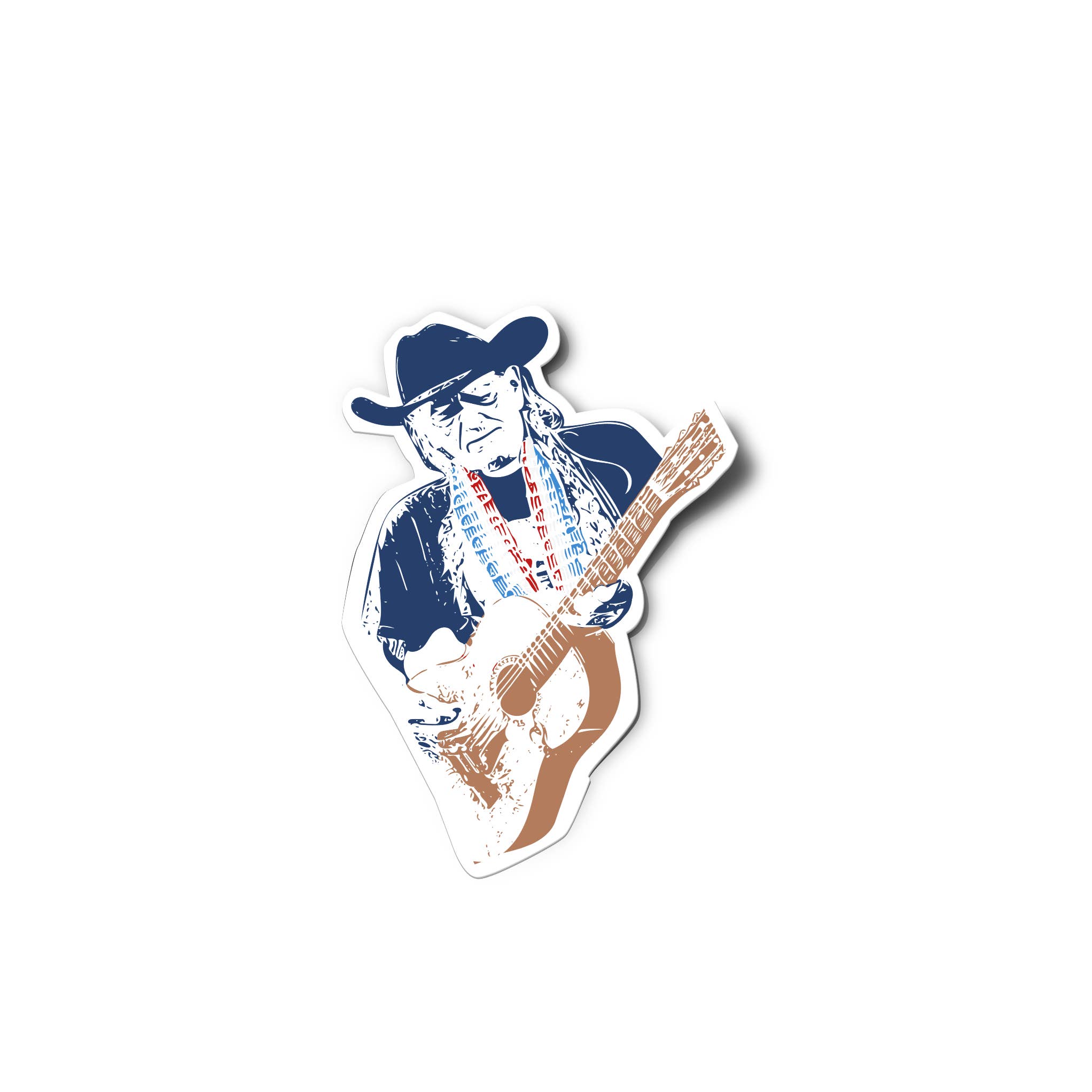Anvil Cards - Wholesale Sticker - Willie Nelson Sticker