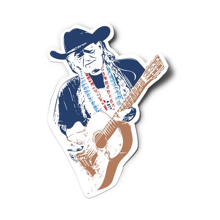 Anvil Cards - Wholesale Sticker - Willie Nelson Sticker0