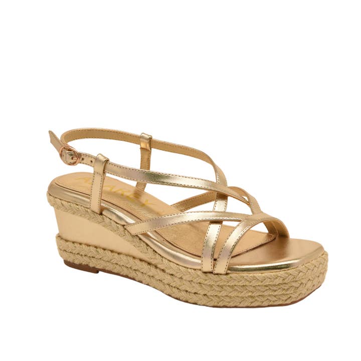 Niedrige Keilsandale mit dünnen Riemen für den Großhandel von Azarey