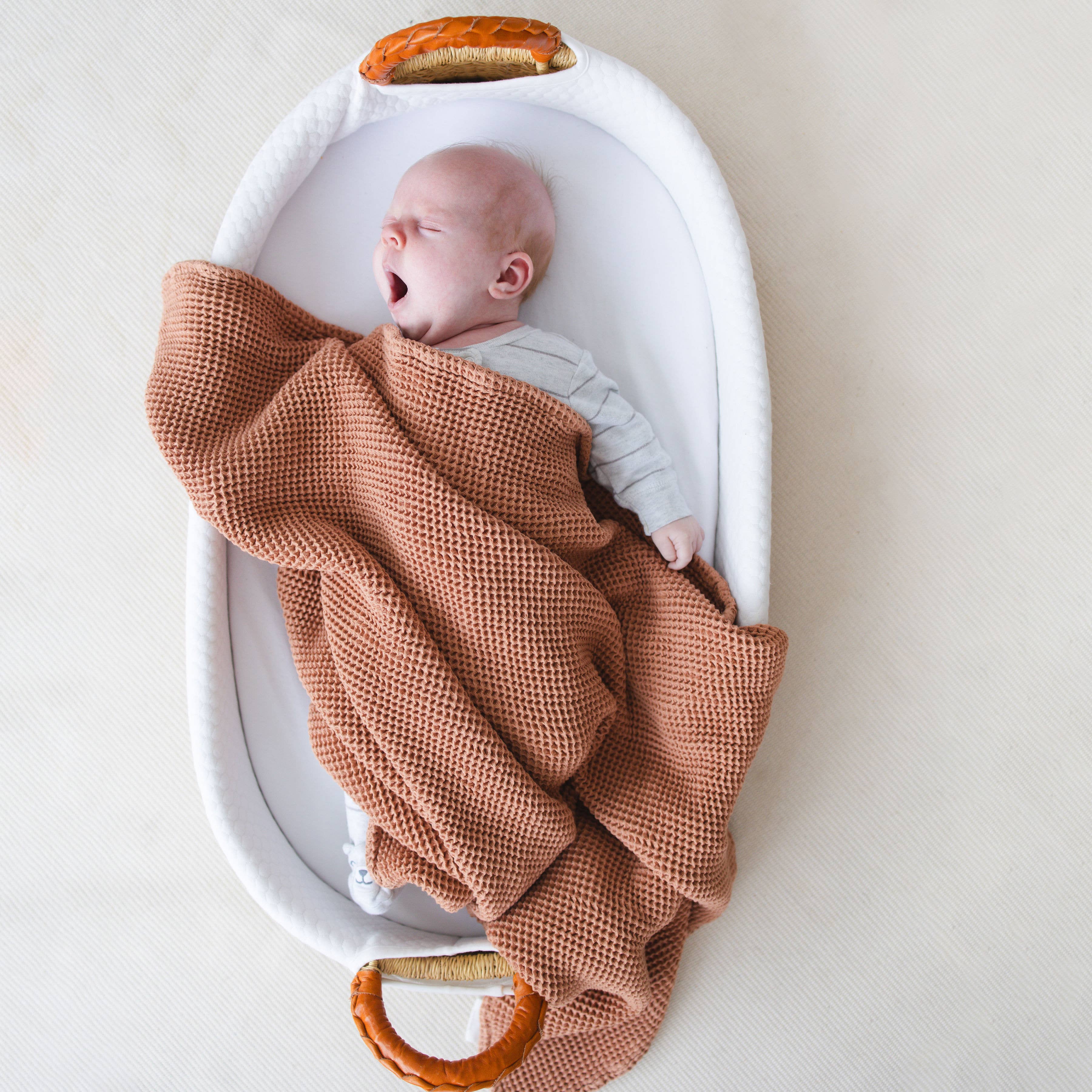 Spirit 'N Sprout - Wholesale Bedding Blanket - Kids & Baby - CASE Waffle Bamboo Baby Blankets, 40"x40", Baby Shower Gifts6