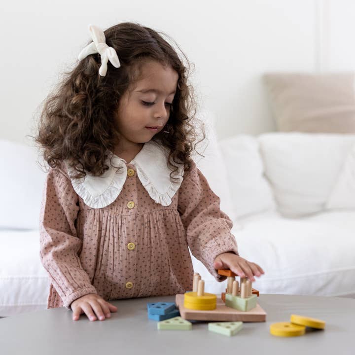 Lytl Store - Wholesale Puzzle - Kids - Shape Puzzle Toy + Geometric + Wood & Silicone + Montessori3