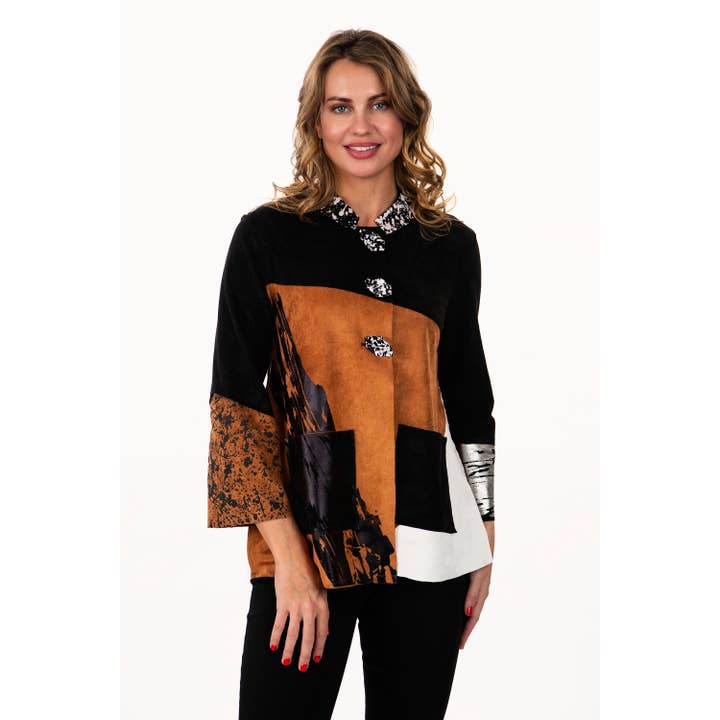 Casacos de Ultrasuede Feitos à Mão por atacado de Lemon Grass