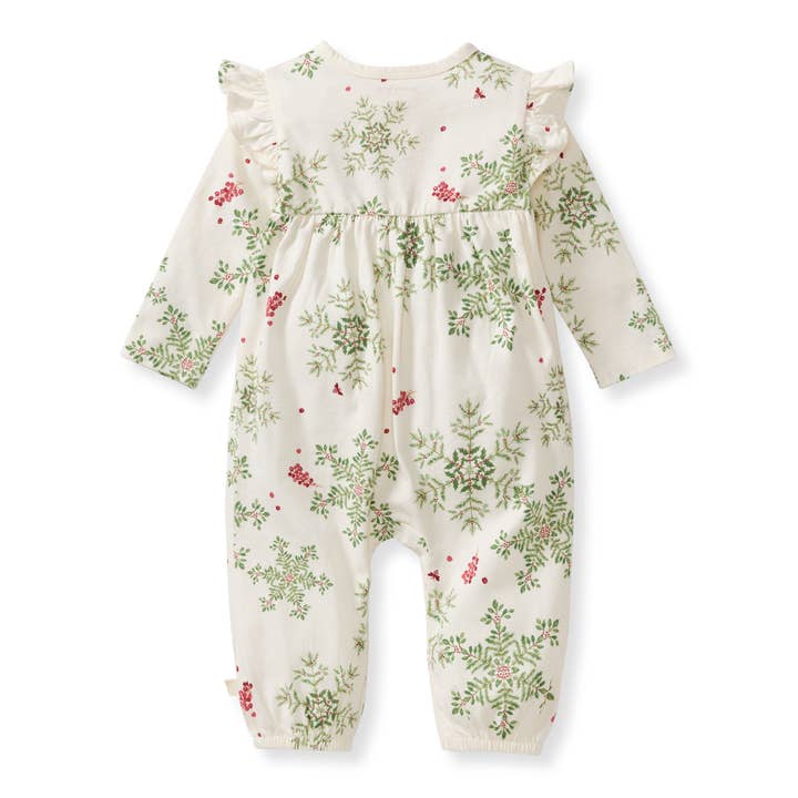 Eggshell Holiday Snowflakes Baby Girl Jumpsuit
for wholesale on Faire2