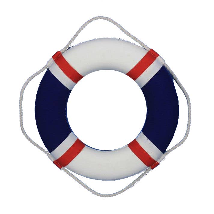 EUA Decorativo Lifering 15” por atacado de Hampton Nautical