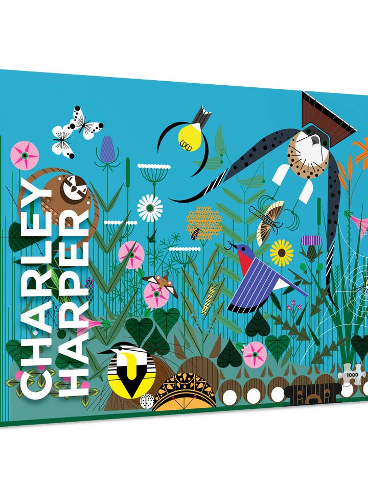 Charley Harper: Wilder Sommer 1000-Teile-Puzzle für den Großhandel von Pomegranate
