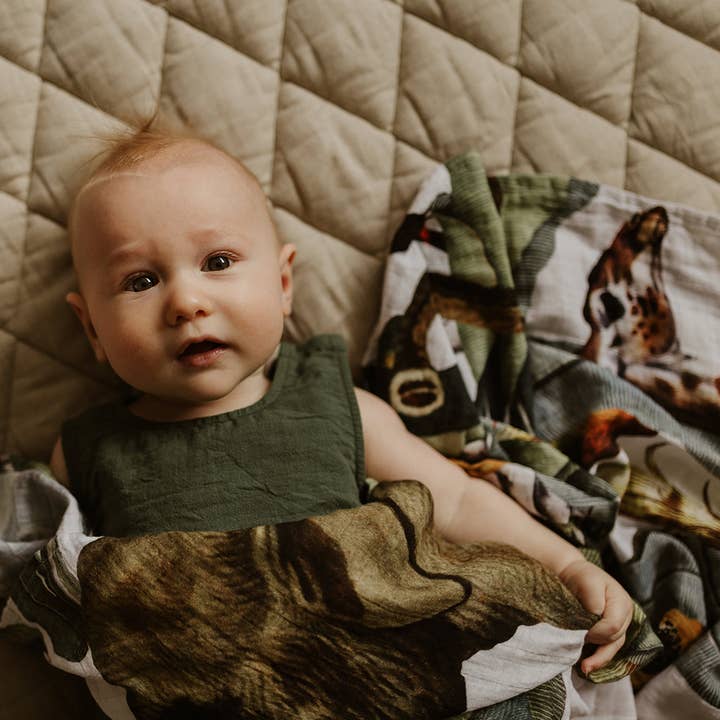 Snug as a Bub & Co. - Wholesale Swaddle – Baby - Wild One Muslin Baby Swaddle5