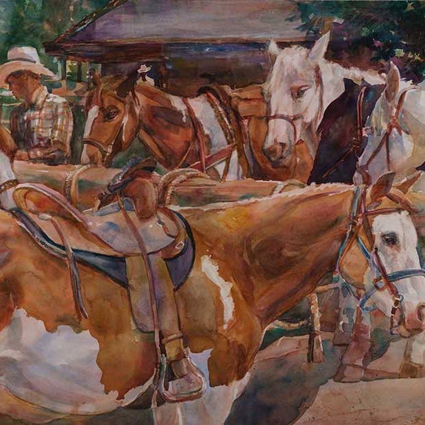 Hitched - Collectible Art Print Giclée for wholesale by Givinity Press