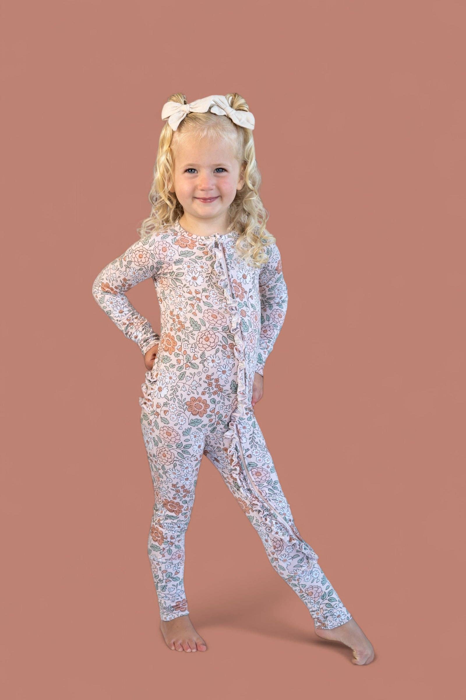 Dream Big Little Co. - Wholesale Jumpsuit - Baby - AUTUMN BLOSSOM DREAM RUFFLE ROMPER20