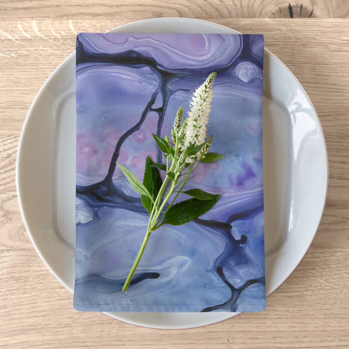 Violaceae Pano Guardanapos por atacado de Brazen Design Studio