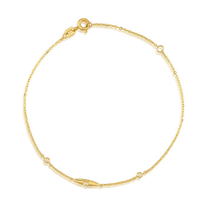 AI Diamonds & Gold Bracelet for wholesale by Kohn Trading Co.