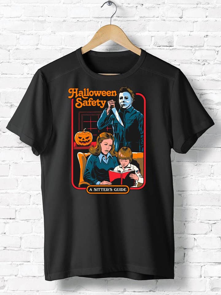 Chemise Michael Myers Halloween Safety A Sister's Guide pour la vente par iBuyCanvas