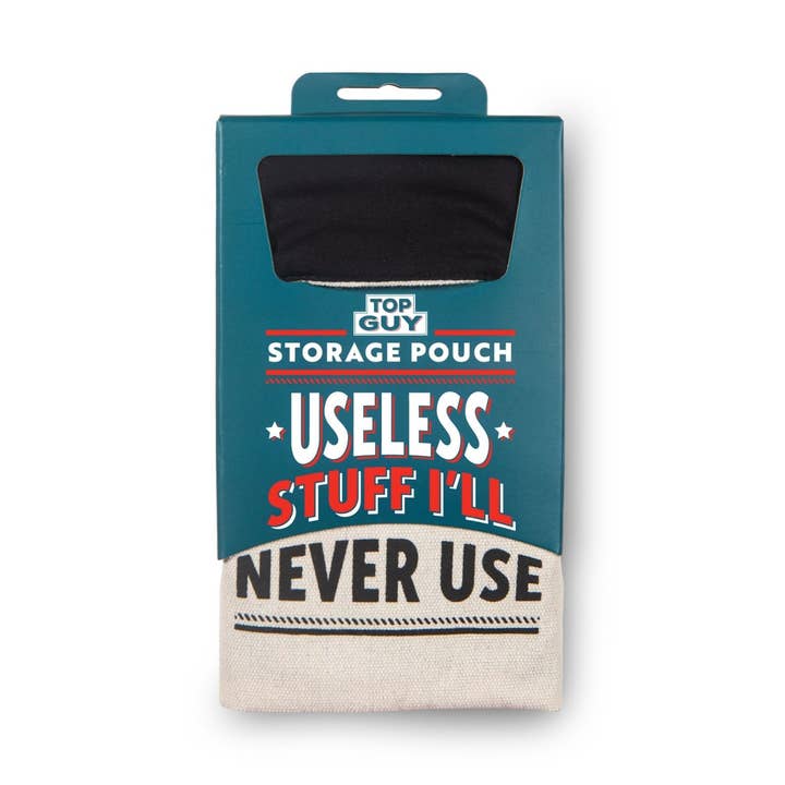 Top Guy Storage Pouch - Useless Stuff I'll Never Use for wholesale by The H&H Group