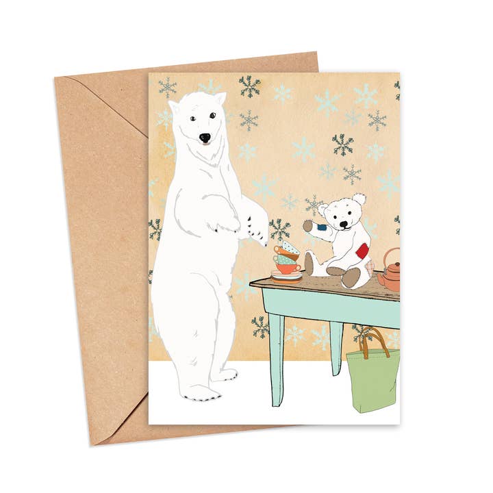 Cartão Abraço de urso por atacado de Screech Owl Design