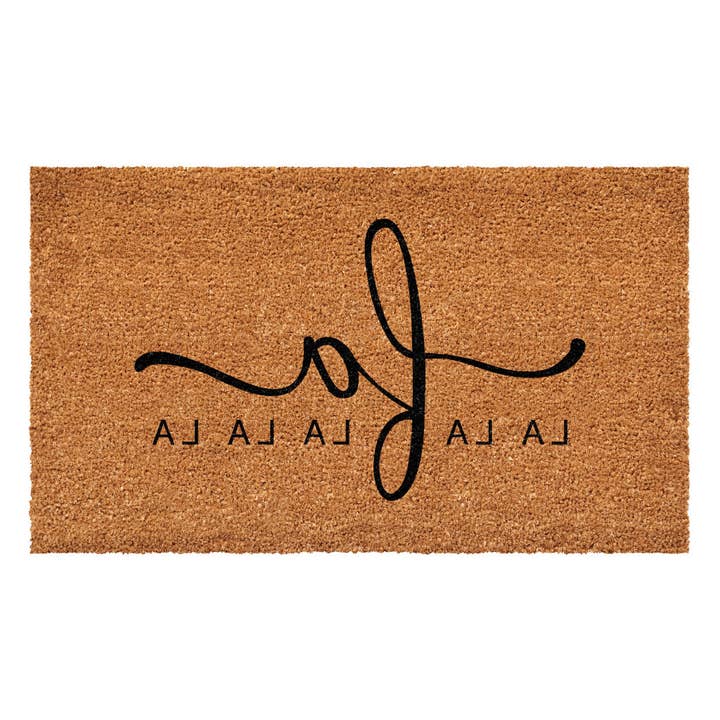 HomeRoots - Wholesale Door Mat - 24" X 36" Brown And Black Christmas Outdoor Coir Door Mat3