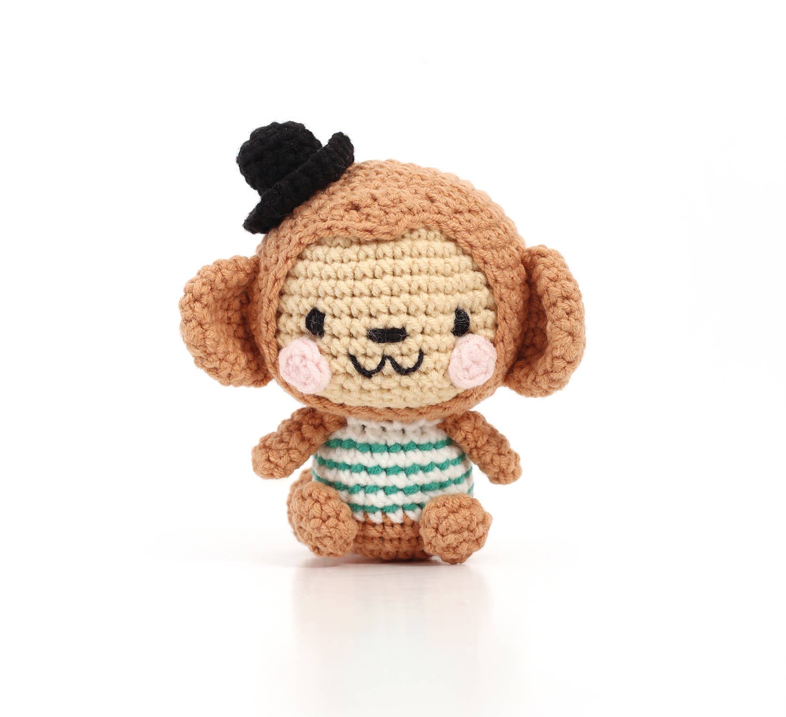 Graine Créative - Wholesale Brei- en haakbenodigdheden - Minigurumi-kit Nori aapje 10 cm4