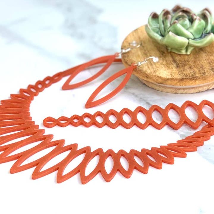 WILD Hot Cinnamon earrings for wholesale by APARA Jewelry