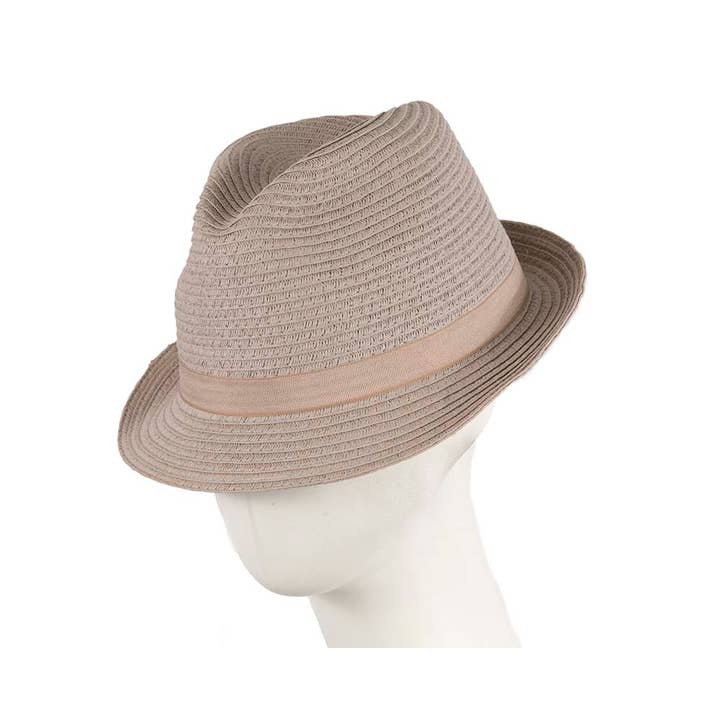 Max Alexander by Cupids Millinery Melbourne - Wholesale Fedora - Women's - Grey Short Brim Fedora Hat