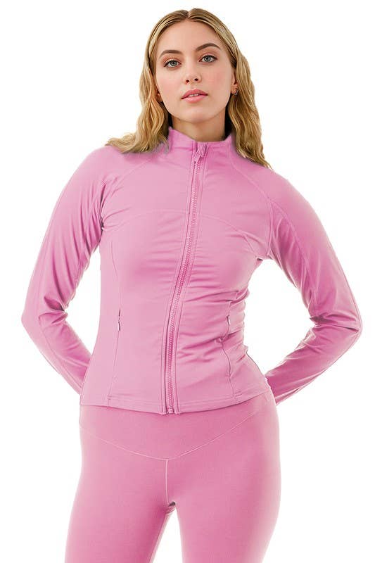 Color 5 – Casaco de desporto - Mulher por atacado – Casaco premium de cor sólida para atividade física com bolsos5