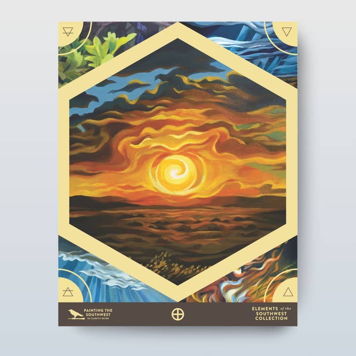 Éléments du Sud-Ouest : Affiche 11x14 pour la vente par Painting the Southwest