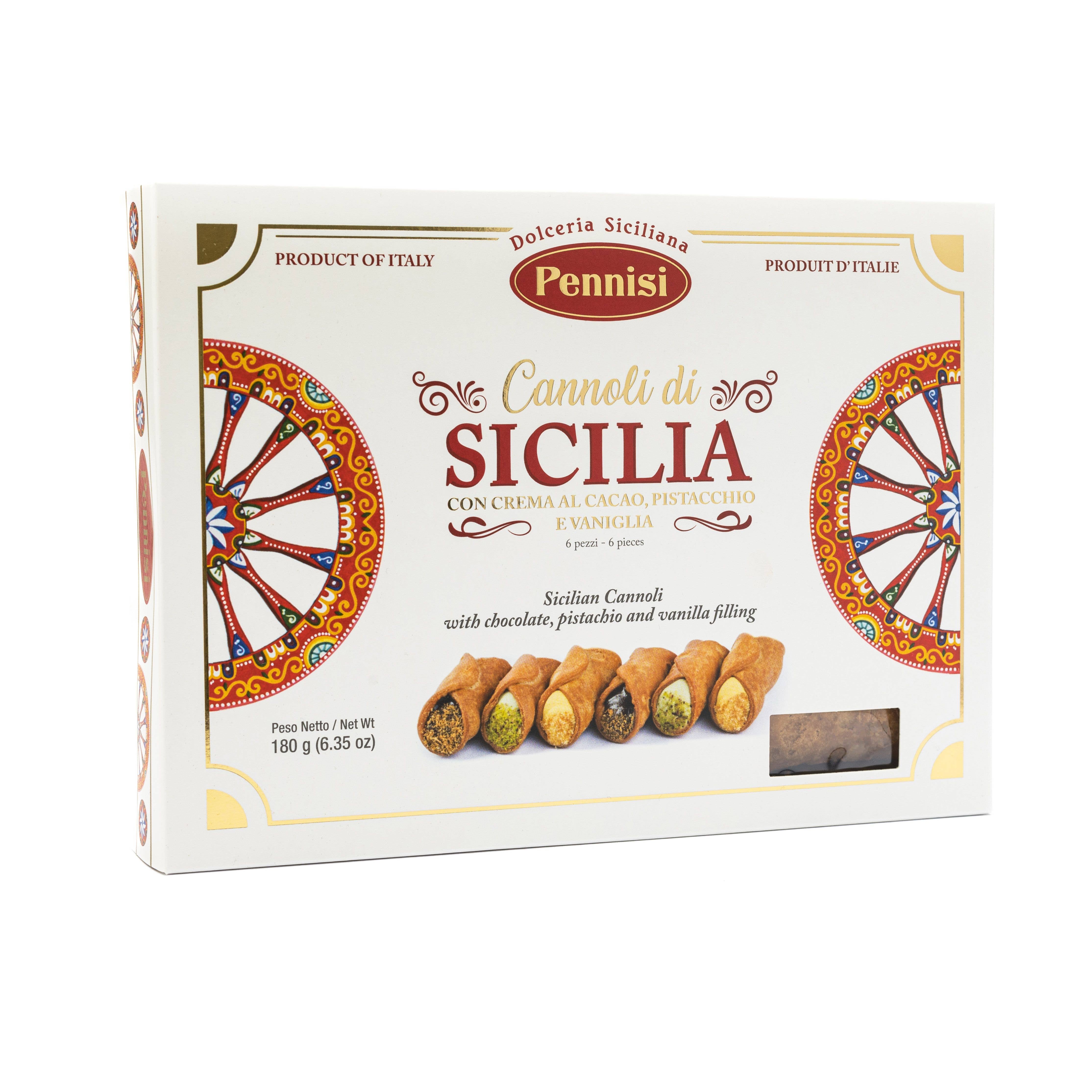 Pennisi - Cannoli di Sicilia – wholesale Biscuit – Cannoli filled 6 pcs0