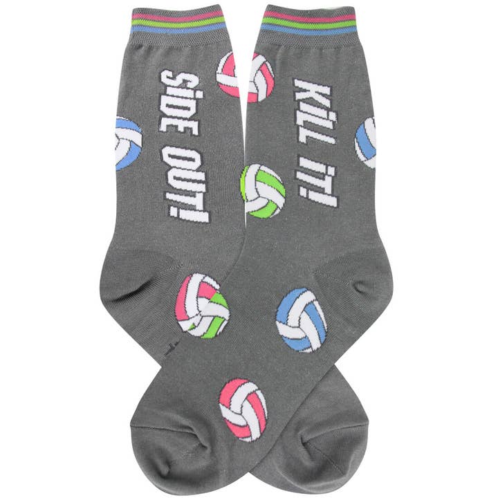 Volleyball Women's Socks for wholesale by Foot Traffic Socks