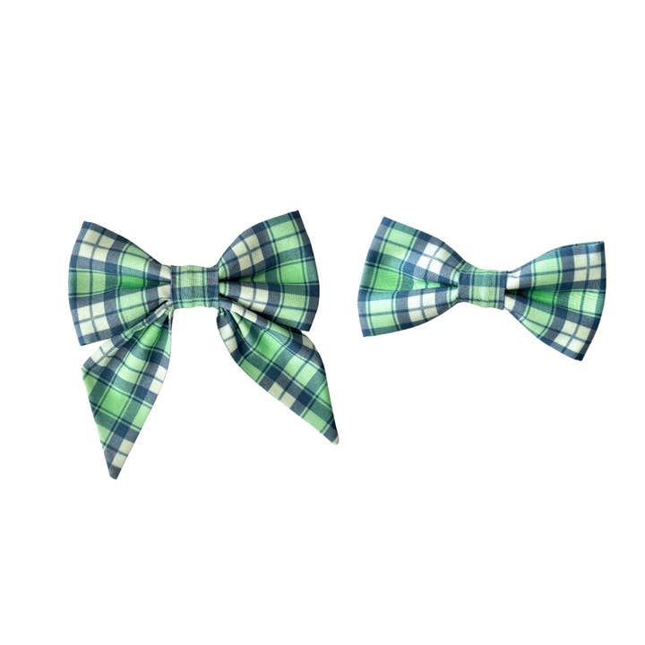 Glückliche Tartan-Karo-Katzenfliegen für den Großhandel von Fetch Mart