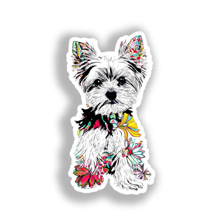 Autocolante de Cão Yorkshire Terrier # A017177 por atacado de Yoonek Graphics