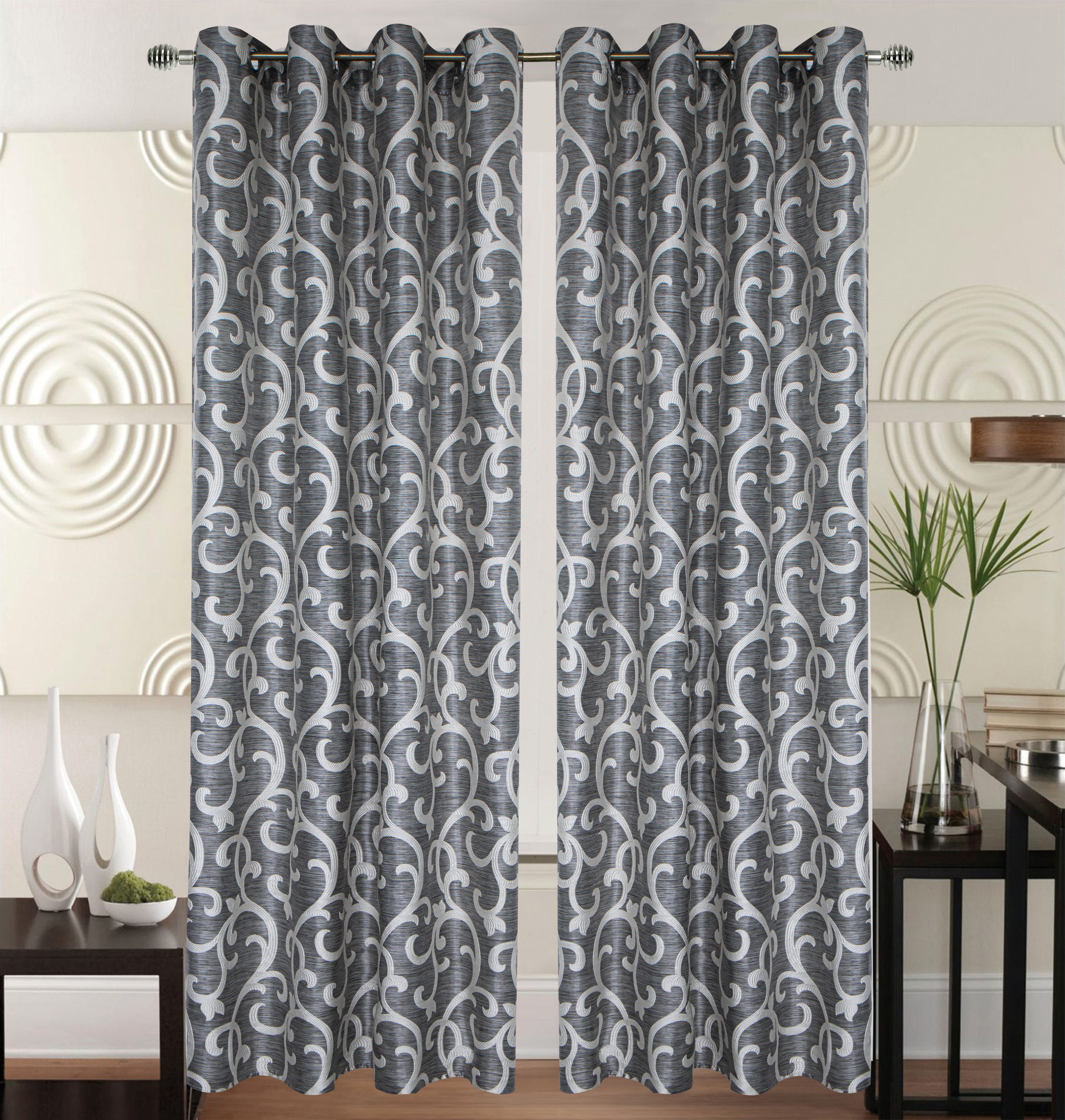 Super Bazaar - Venta al por mayor Cortinas - Cortina preparada con anillas - 140 x 240 cm4