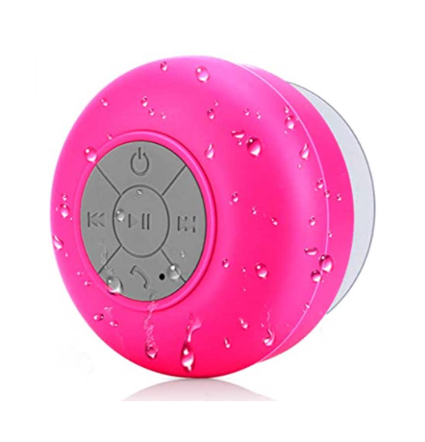 Savoy Active - Venta al por mayor Altavoces - Altavoz Bluetooth para ducha, color rojo/rosa