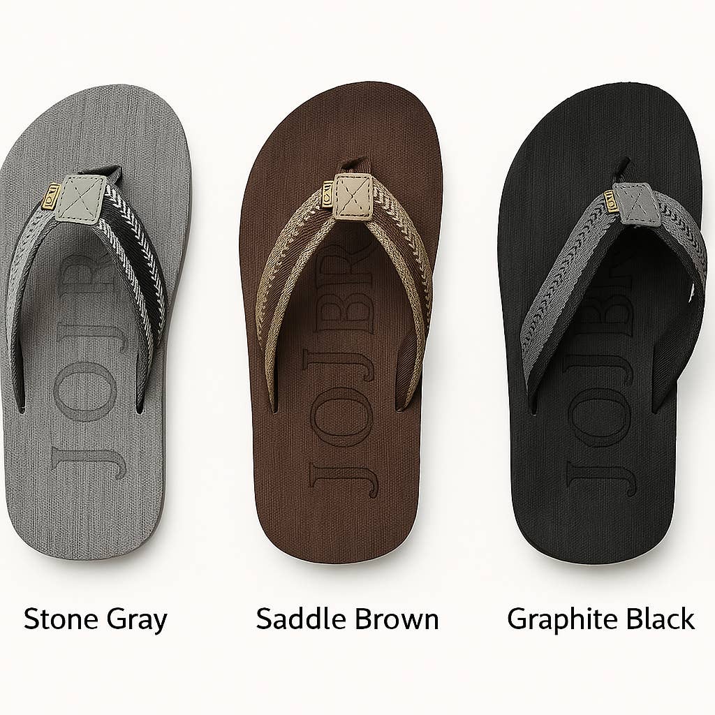 JOJ MAKLY Wholesale - Wholesale Flip flops – Men’s - Men’s EVA Flip Flops – Arch Support, 3 Colors, 5 Sizes