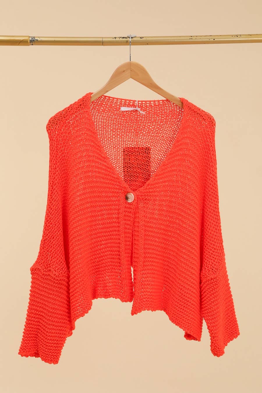 la maison des fibres naturelles – Engroshandel Pullover - Dame – Oversize strikvest i bomuld 1669 100% bomuld8