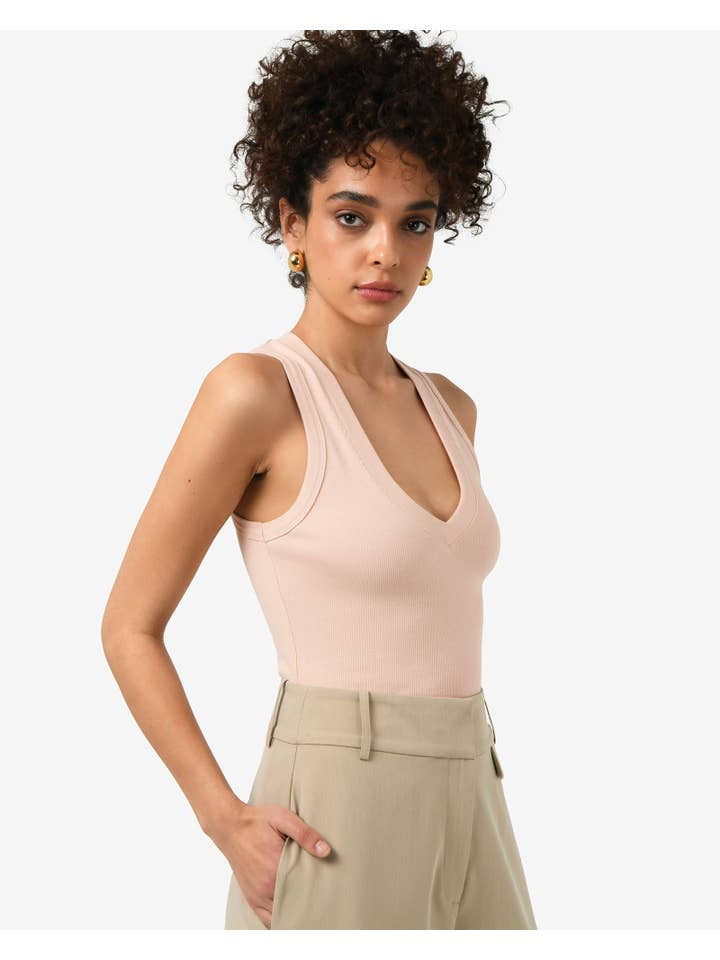 Forcast - Wholesale T-shirt – women's - Forcast Women's Devon V-Neck Singlet13